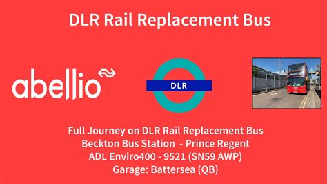 Full Journey DLR RRP Bus Beckton Station To Prince Regent 9521