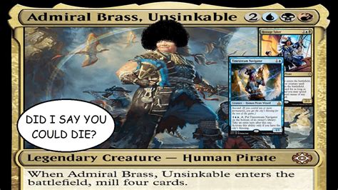 MTG Arena Grixis Pirates Admiral Brass Unsinkable Historic Brawl