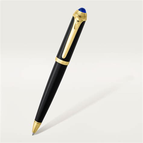 Crop000402 R De Cartier Pen Composite Yellow Gold Finish Cartier
