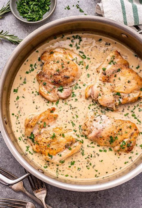 Creamy Mustard Chicken Recipe Runner