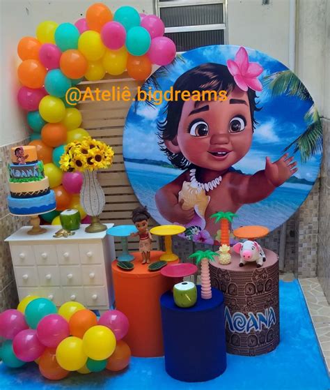 Decoracão completa Moana baby Elo7 Produtos Especiais