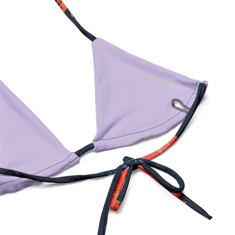 Exquisite Floral Recycled String Bikini Formula S7 Wolf Badger
