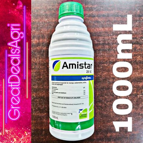 AMISTAR 25 SC AZOXYSTROBIN SYSTEMIC FUNGICIDE 1 LITER BY SYNGENTA