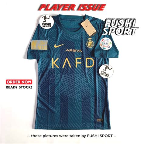 Jual Player Issue Jersey Baju Bola Al Nassr Away 2023 2024 Drifit Adv