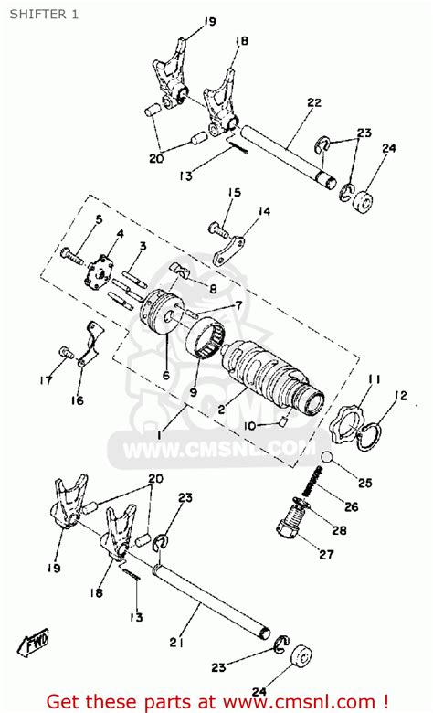 Yamaha Tz350 1976 Usa Shifter 1 Buy Original Shifter 1 Spares Online