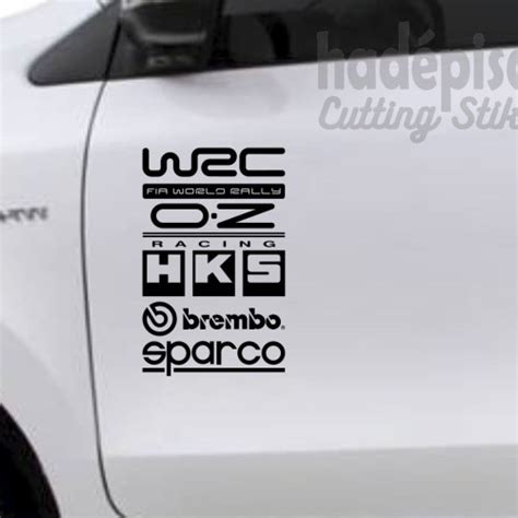 Jual Stiker Mobil Cutting Sticker Pintu Body Mobil Wrc Kab