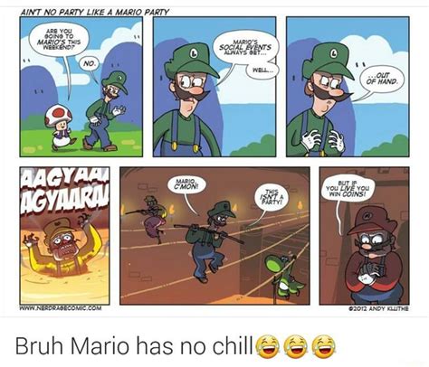 Bruh Mario Has Chill