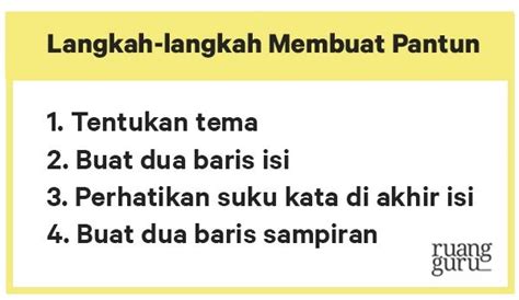 Cara Membuat Pantun Dengan Cepat Dan Mudah Bahasa Indonesia Kelas 11