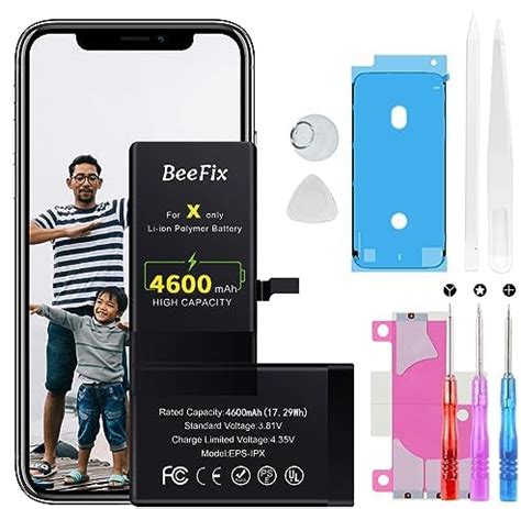 Amazon BeeFix For IPhone X Battery Replacement Kit High Capacity