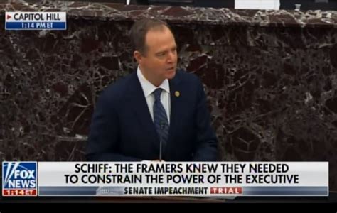 WOW! In His Opening Argument Adam Schiff Plays Joke by Trump at a Rally as Evidence for ...