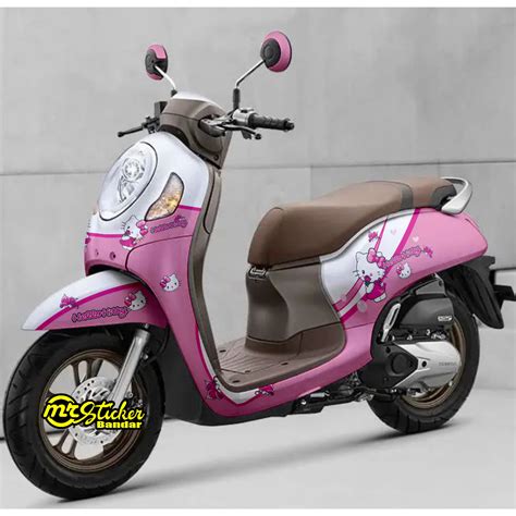 Jual Decal Scoopy Full Body Dekal Sticker New Fi Karbu Ban Donat Baru