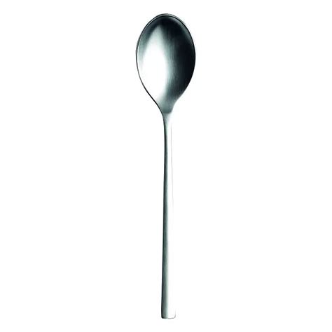 Sola MB326 Living Satin 7 3 8 Dessert Spoon Dozen Wasserstrom