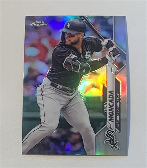 Topps Chrome Yoan Moncada Refractor Chicago White Sox Ebay