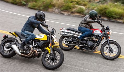 Ducati Scrambler VS Triumph Scrambler Autos Id