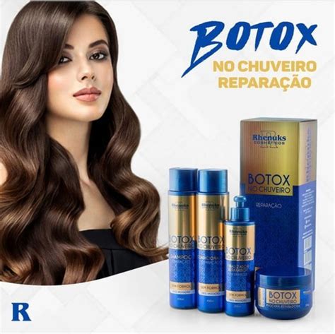 Kit Rhenuks Tratamento Capilar Botox No Chuveiro Parcelamento Sem Juros