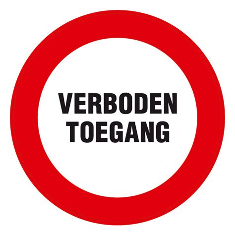 Pvc Bord Verboden Toegang Toolstation Nl