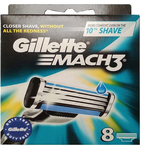 8 Szt Ostrza Wymienne Gillette Mach 3 Kartonik Na Prezent