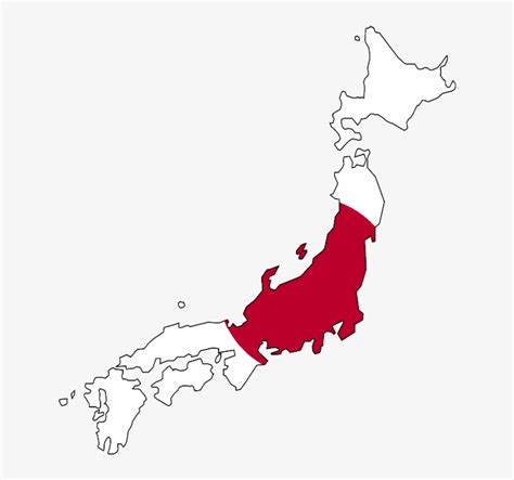 Japan Map Of Japan With Flag Png Image Transparent Png Free