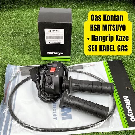 Jual Gas Spontan Kontan KSR Holder Kiri Vixion Set Handgrip Kaze By