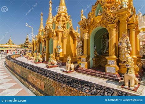 Shwedagon Paya Is The Most Sacred Golden Buddhist Pagoda In Yangon