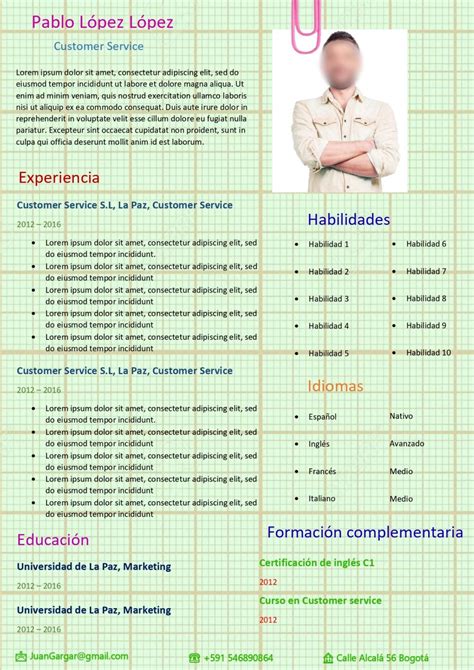 Cv De Bolivia Gratis Plantillas Y Ejemplos