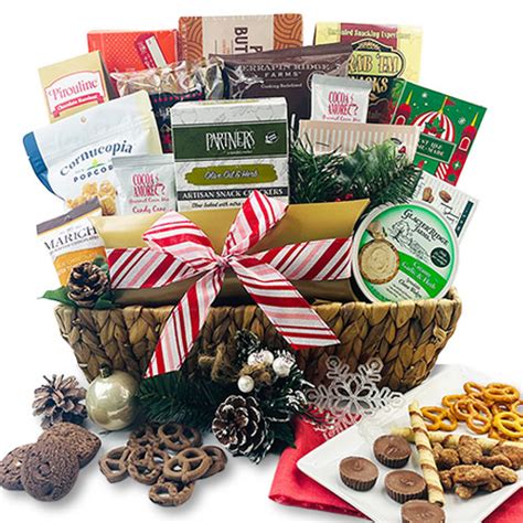 Christmas T Baskets Grand Gourmet Christmas Christmas Basket