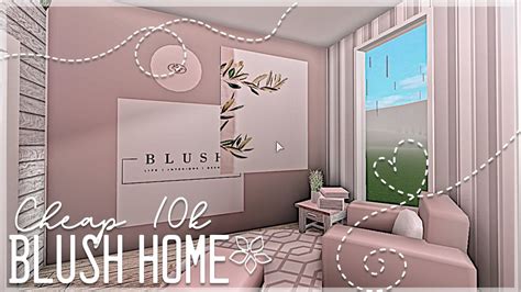 Cheap 10k blush home Bloxburg speedbuild Hxsna ﾟ YouTube