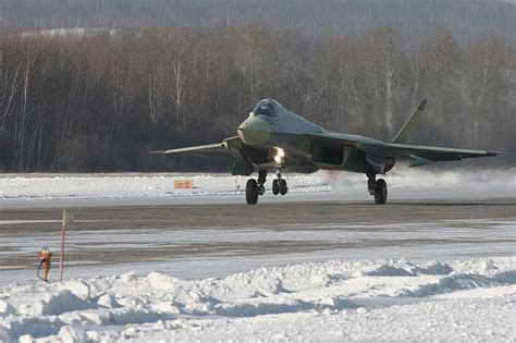 Jet Fighters Sukhoi Su 57 Wallpaper Hd Wallpaperbetter