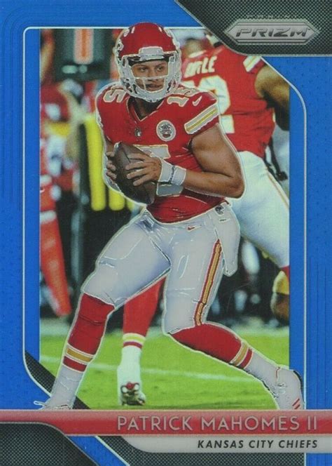 Patrick Mahomes Ii Prizm Blue Ssp Price Guide Sports