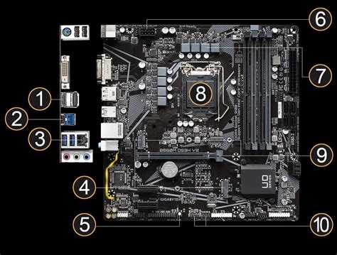 B560M DS3H V2 rev 1 x Características principales Tarjetas Madre