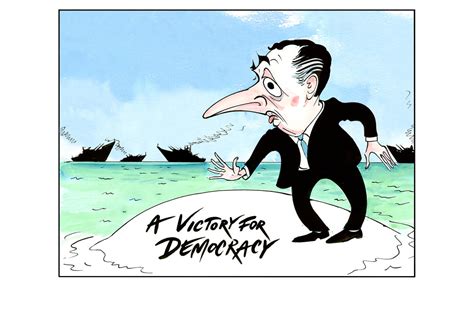 Yes Minister: A Victory for Democracy | Gerald Scarfe