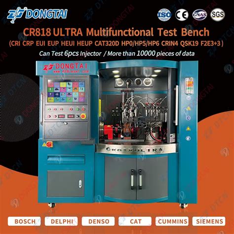 Cr818 Ultra Test Bench For Pt Cummins Injector Testing Multifunctional Test Bench And Common