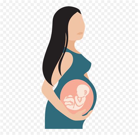 Pregnant Woman Solid Clip Art Transparent Png 574x980 Free Clip