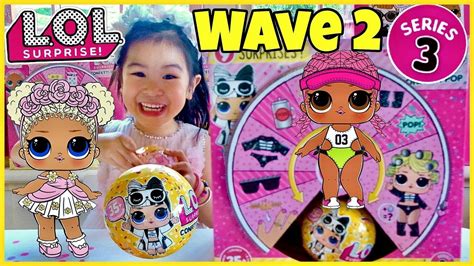 LOL SURPRISE CONFETTI POP WAVE 2 UNBOXING GIVEAWAY SERIES 3 WAVE 2