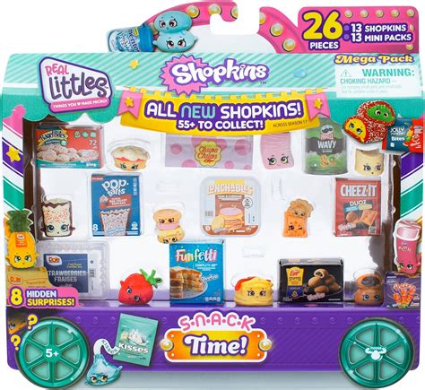 Shopkins Real Littles Snack Time Mega Pack 13 Plus 13 Real Branded Mini Packs