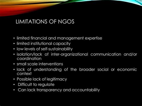 Role Of Ngos In Development