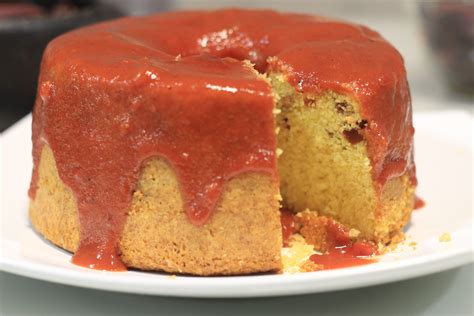 Bolo de Fubá Calda de Goiabada Cascão o melhor bolo do mundo