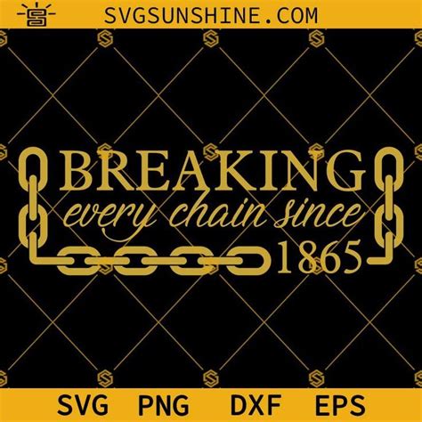 Break Every Chain Dxf Cricut Melanin Crafts Shirts Design