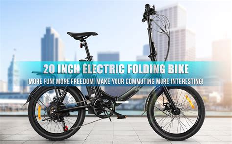 Amazon ANCHEER 20 Folding Electric Bike 20MPH Ebike 350W Motor