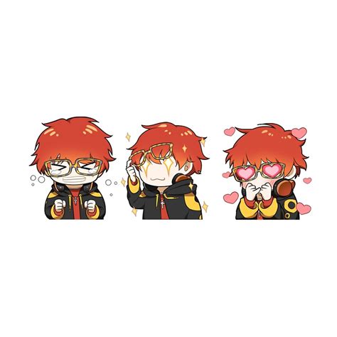 Mystic Messenger Emojis By Xxcondagxx Redbubble