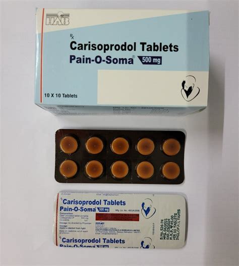 500mg Carisoprodol Tablets At Rs 1200 Pack Carisoprodol Tablets In