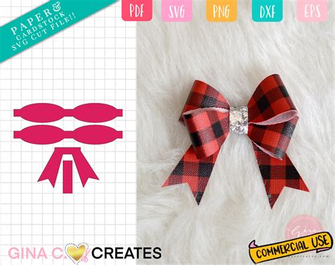 Double Bow Template SVG