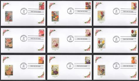 Botanical Art stamps "Nursery Catalog" series – collectpostmarks.com