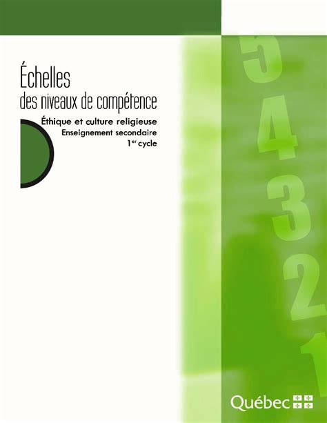 PDF Échelles des niveaux de compétence srp csrs qc ca Le bilan