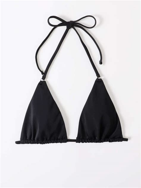 Halter Triangle Bikini Top Shein Usa