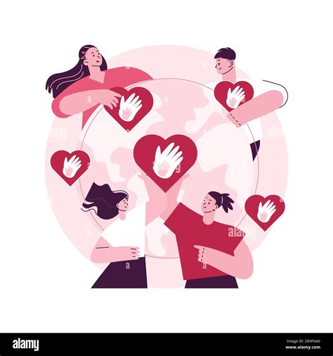 Social Participation Abstract Concept Vector Illustration Social