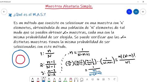 Muestreo Aleatorio Simple Población Conocida Y No Conocida Youtube