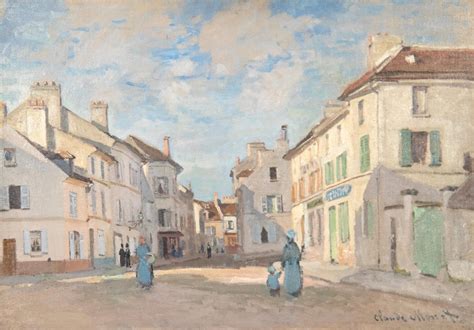 Claude Monet LAncienne rue de la Chaussée Argenteuil The Old