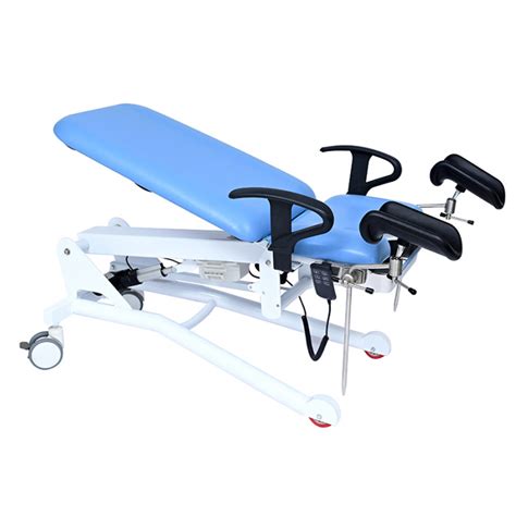 Electric Bed Mecanmed Gynecological Examination Table With Stirrups