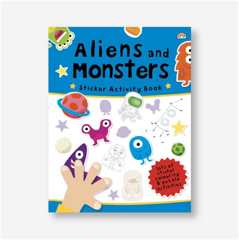 Sticker Activity Book Aliens And Monsters Really Decent Books